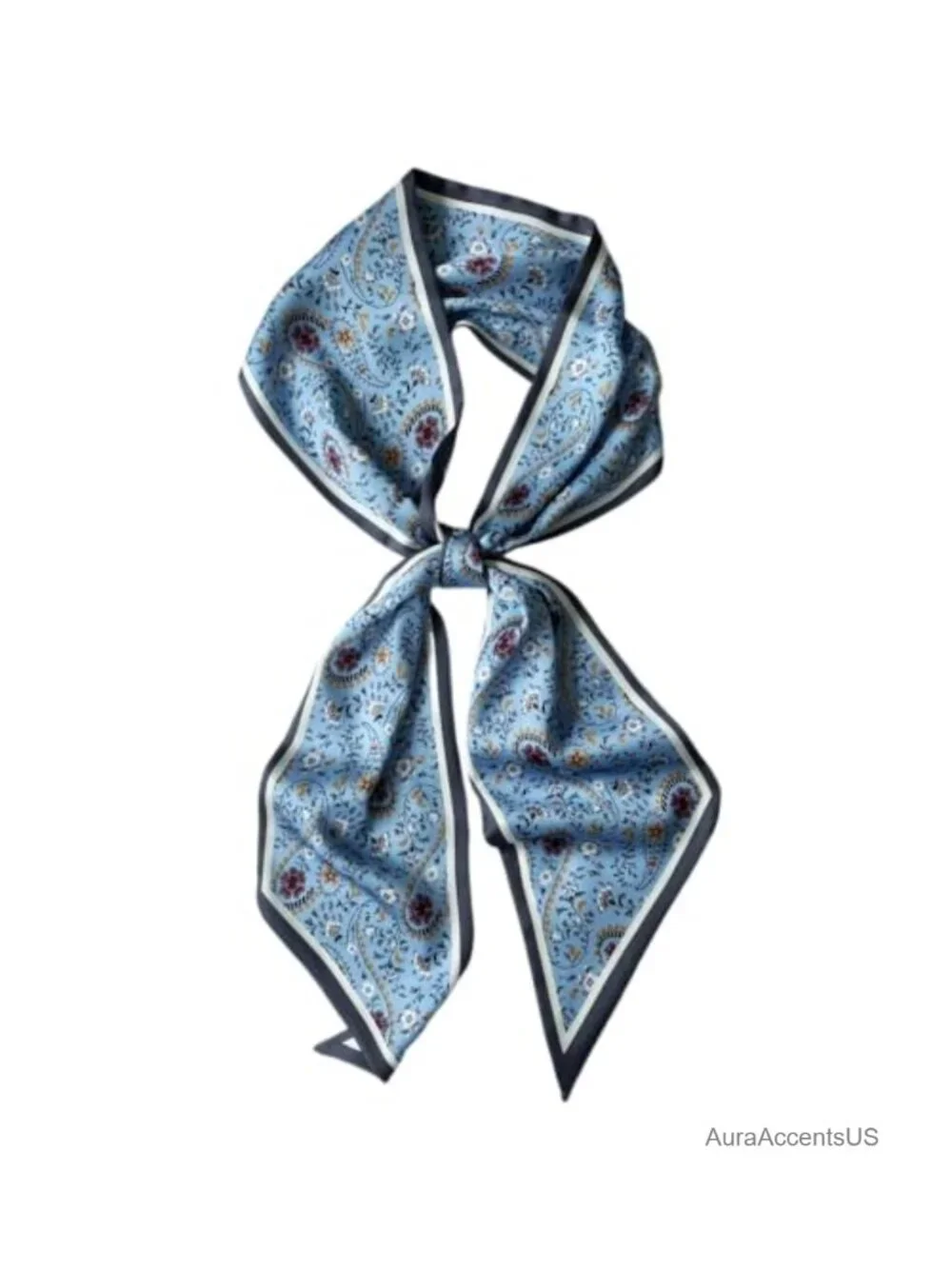 Fashion Scarf Polyester Lightweight Hair Scarf Neck Tie Women
